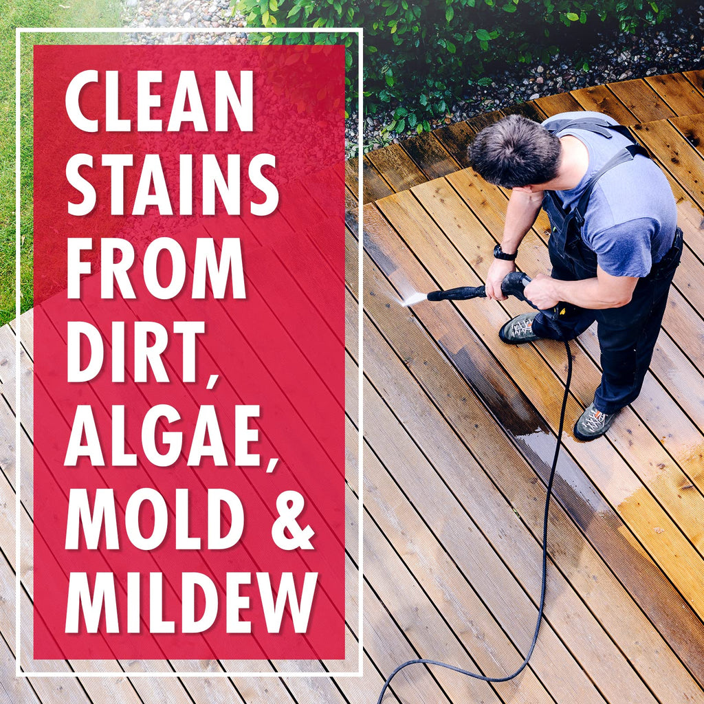 30 SECONDS Outdoor Mold & Mildew Stain Remover | Concentrate | 128 fl. oz. & Outdoor Cleaner 1 Gallon Pump Sprayer Bundle