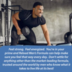 Reload! for Men, All Natural, Multivitamin, Multimineral, and Antioxidant, with 24 Fruits and Vegetables! 1 Month Supply.
