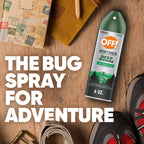 OFF! Deep Woods Sportsmen Insect Repellent Aerosol, Bug Spray Containing 30% DEET, Protects Against Mosquitoes and Ticks, 6 Oz, (Pack of 4)