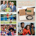 AryaHozel Soccer Bracelet, Mens Bracelet, Soccer Gifts for Men Teen Boys