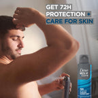 Dove Men Antiperspirant Dry Spray Deodorant Clean Comfort, 3 Pack, 3.8 oz