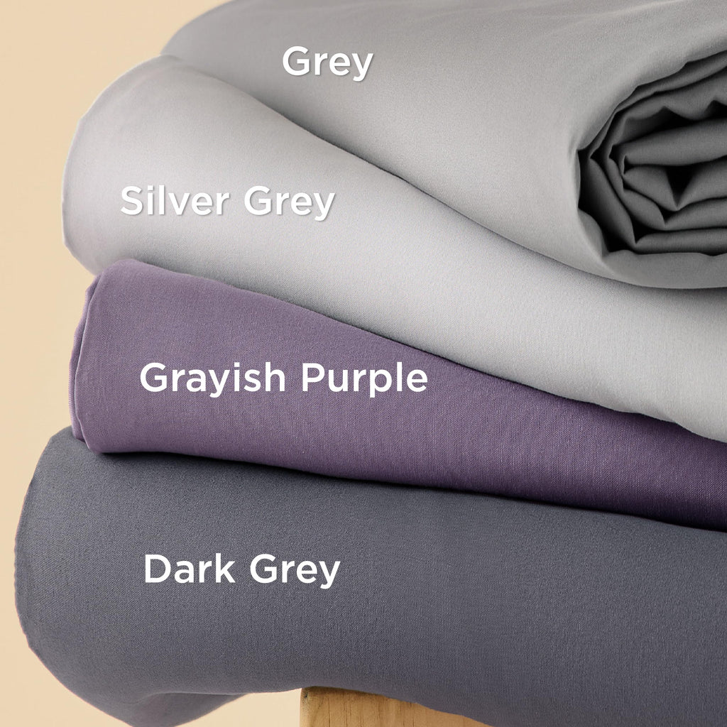 Bedsure Duvet Cover Queen Size - Soft Double Brushed Bedding Set for Kids & Adults, Zipper Closure, 3 Pieces, Includes 1 Duvet Cover (90"x90") & 2 Pillow Shams, NO Comforter, Grey