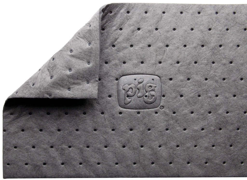 PIG Absorbent Mat Roll | 30" W x 150' L | Lightweight Mat Roll | Absorbs up to 20.1 Gallons per Roll | MAT137