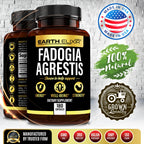 Earth Elixir Fadogia Agrestis Supplement 900mg (180 Capsules) - Made in USA - 3 Month Supply - 3rd Party Tested - Fadogia Agrestis Extract -Max Purity – 100% Pure – Fadogia Agrestis Capsules