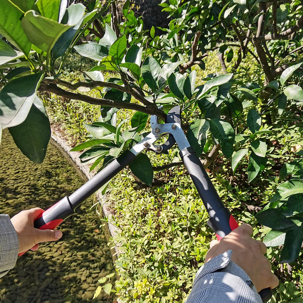 YRTSH Lopper Heavy Duty Branch Cutter Tree Clippers with Compound Action, Chops Thick Branch Ease, Garden Loppers Pruning, 18 Inch Tree Trimmer with 1.6” Clean Cut Capacity (18 Inch)
