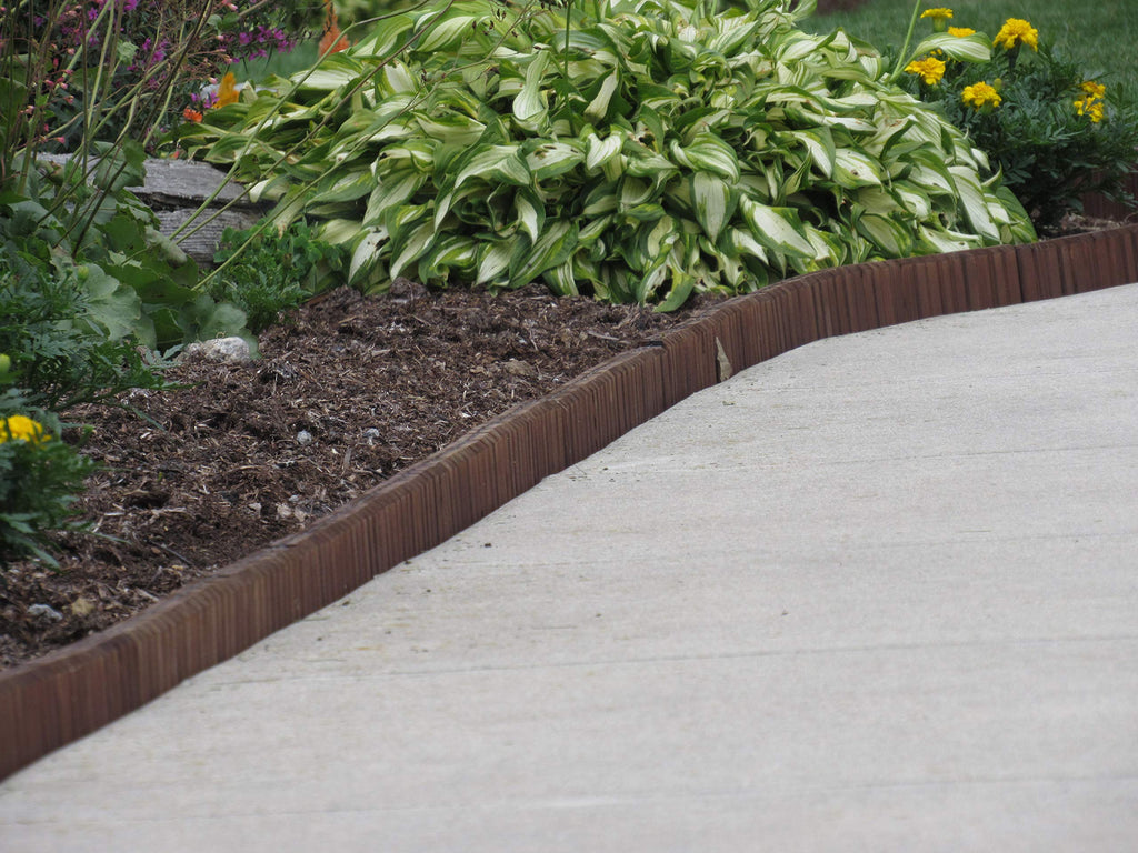 Flexible Brown Natural Lawn & Landscape Border Edging (8-Pack)