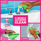Mr. Clean Clean Freak Foaming Bathroom Surface Cleaner Multi-Surface Spray Starter Kit and Refill Bundle, Grapefruit Scent, 64 fl oz