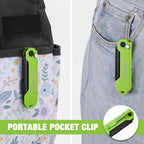 WORKPRO 3-Pack Folding Utility Knife, Razor Blade Knife with Safety Axis Lock, Quick Change Blade Box Cutter, EDC Pocket Knife with Belt Clip