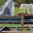 Garavigo Garden Hoops Kit for Raised Beds, Plant Cover Support Hoops