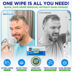 CPAP Mask Wipes - 150 Count Jumbo Pack + 6 Travel Sheets - Dura Cleanse Extra Large, Extra Moist Cleaning Wipes for Full Face, Nasal Masks Unscented Cleaner for CPAP Machine, Supplies and Accessories
