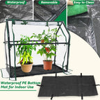 Gardzen Mini Greenhouse with Waterproof Base, 6.2"(L) x18.9(W) x33.3(H)