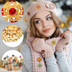 MTLEE 36 Pcs Rhinestone Brooches Bulk Vintage Women Brooch Pins for Crafts