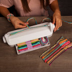 Loopdedoo DIY Friendship Bracelet Maker Kit - Bracelet Making Kit for Kids Ages 8 & Up - Make Bracelets in Minutes for Birthday, Christmas Gift - Award Winning Craft Kit