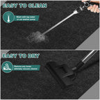 Nujzuir 36" x 60" Oil Drip Mat for Garage Driveway, Reusable Floor Oil Spill Leak Absorbent Pads for Motorcycle Car Oil Leak Stain Resistant(2pcs)