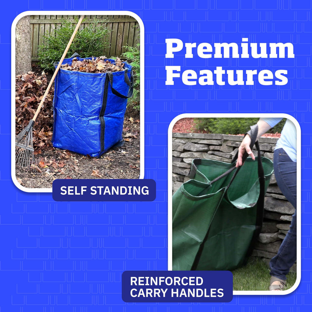 DURASACK Heavy Duty Home and Yard Bags, Green