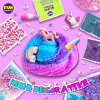 Fluffy Unicorn Slime Kit for Girls, FunKidz Cloud Slime Gift for Ages 6+ Kids Fun Slime Making Kit Awesome Craft Toy Birthday Present Ideas