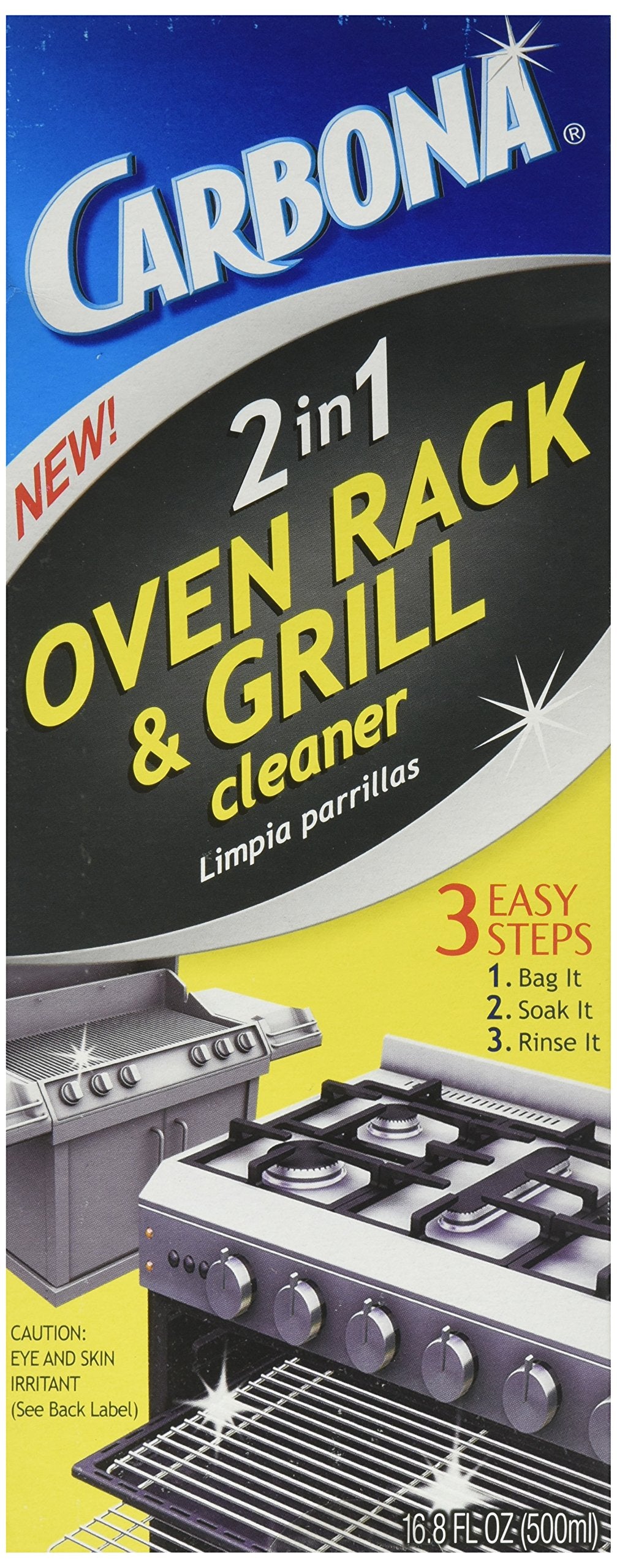 Delta Carbona 2-in-1 Oven Rack and Grill Cleaner, 16.8 Fluid Ounce