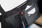 RMS Water Resistant Tote Bag for Walker, Rollator or Scooter (Black)