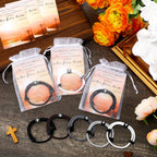 Tondiamo 20 Set Fathers Day Bracelet Gift for Church Cross Christian Adjustable Jesus Wristband Religious Blessed Dad Bible Verse Scripture Cards Organza Bag Basket Stuffers for Dad (Braided Style)