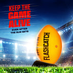 FlashCatch Light Up Football - Glow in the Dark Ball - NO 6 - Boys Gifts