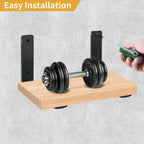 4 Pack - L 8" x H 6" x W1.5, 5mm Thick Black L Shelf Bracket, Iron Shelf Brackets, Metal Shelf Brackets, Floating Shelf, Shelf Supports with Screws