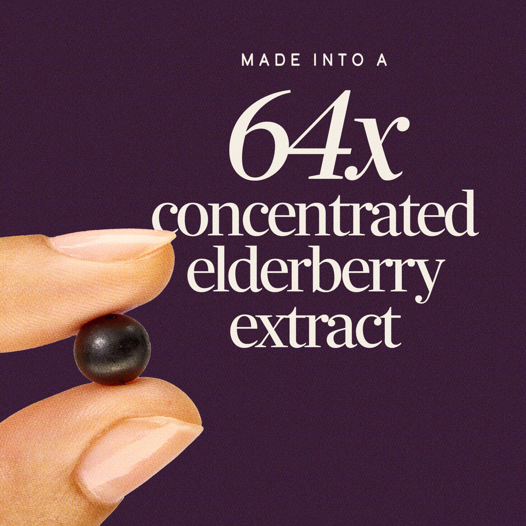 Nature's Way Sambucus Elderberry Gummies, Immune Support Gummy for Adults & Kids Ages 4+ with Black Elderberry Extract, Vitamin C, Vitamin D3, and Zinc*, 60 Gummies