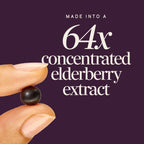 Nature's Way Sambucus Elderberry Gummies, Immune Support Gummy for Adults & Kids Ages 4+ with Black Elderberry Extract, Vitamin C, Vitamin D3, and Zinc*, 60 Gummies