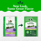 Greenies Teenie Natural Dental Dog Treats, Blueberry Flavor, 43 Count