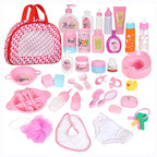 fash n kolor My Sweet Baby Disappearing Doll Feeding Set | Baby Care 6 Piece Doll Feeding Set (40 pc Set)