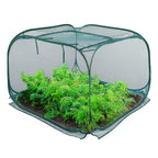 ANC POP Pop Up Mesh Plant Cover,40'' x 40'' x 30'' Plant Protector for Raised Garden & Flower Bed, Net Cage Plant Guard for Fruits, Vegetables, Seedlings and Herbs, 8 Ground Stakes for Fixing