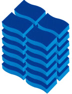 ELITRA Heavy Duty Scrubber Sponge With Hydrophilic Foam Technology - Blue - 24 Pack