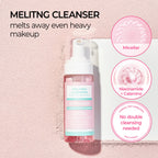 Dr.Melaxin Melting Cleanser - Hypoallergenic Makeup remover with Quick Bubble, Deep Pore Cleansing for all skin type, 150ml