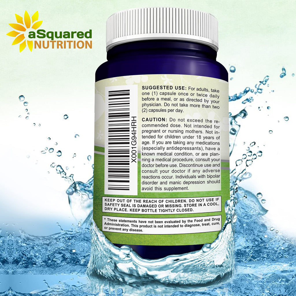aSquared Nutrition SAM-e 400mg Supplement - 90 Capsules - Same (S-Adenosyl Methionine) to Support Mood, Joint Health, and Brain Function - Extra Strength Vegan SAM e Pills