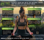Zen Spirit Maca Root Powder Organic - Peruvian Root Premium Grade Superfood (Raw) - USDA & Vegan Certified - 1 Bag (8oz) - Perfect for Breakfast, Smoothies, Baking & Ice Cream.