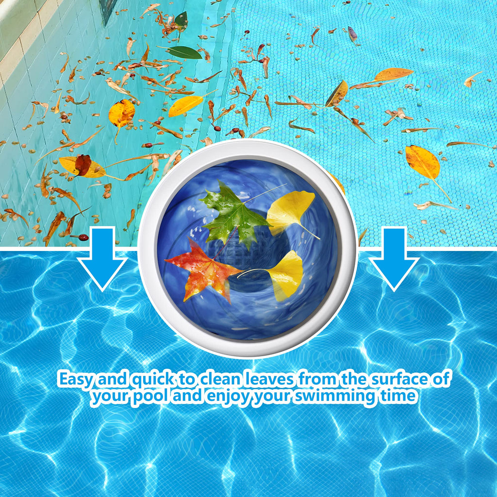Watayo 2 PCS Pool Skimmer Basket Turbocharger, 8 Inch Pool Skimmer Basket Vortexes, Pool Cleaner Basket Fittings for In Ground Pool Reduce Cleaning Times