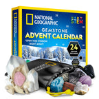 National Geographic 2026 Gemstone Advent Calendar with 24 Gems for Kids
