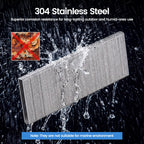 meite 18 Gauge 1/4-Inch Narrow Crown Staples, 1-1/4" Length 304 Stainless Steel Staples for Heavy Duty and Upholstery (1,600 Counts)