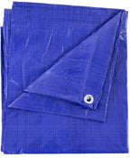 Kotap 12 x 18 Ft. All-Purpose Multi-Use Protection/Coverage 5-mil Poly Tarp, Waterproof, Blue, (TRA-1218)