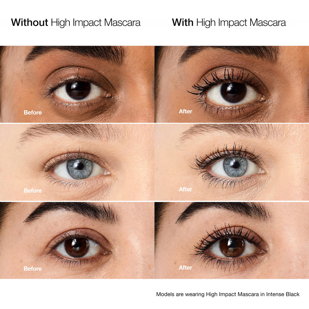 Clinique High Impact Mascara Volume and Length | Safe For Sensitive Eyes | Ophthalmologist Tested, Black, 0.28 Fl Oz