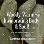 Dr. Bronner's Pure-Castile Magic Bar Soaps (Eucalyptus, 5oz, 12-Pack) – Made with RegeOrganic Oils, Soap Bars for Men & Women, Gentle for Face & Sensitive Skin, Vegan, Cruelty-Free, Non-GMO