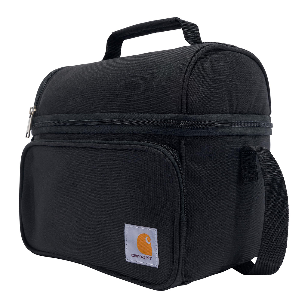 Carhartt Camping Cooler, Worksite Lunch Box, Soft Shell Lunch Bag for Construction Sites, Work and Everyday Use, Black