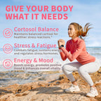 Cortisol Gummies for Women,Cortisol Manager with Ashwagandha,Magnesium,L-theanine,Phosphatidylserine,Rhodiola Rosea,Black Pepper for Mood Support,Adrenal Balance,Sleep,Vegan,Apple Flavor,60 Count