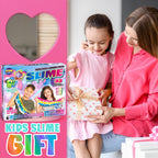 33 Cups Jumbo Slime Kit for Kids, FunKidz Premade Ultimate Slime Pack to DIY Soft, Cloud, Clear, Butter, Glitter, Glow in Dark Slime Making Kit Party Favors Gift Toys for Girls and Boys