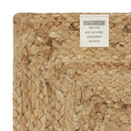 COTTON CRAFT Jute Braided Table Runner - 13x36 inches Natural Table Runner