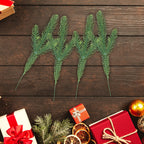 Hananona 50 Pcs Artificial Pine Needles Branches, Christmas Evergreen Picks