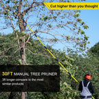 TGrasol 7.3-30FT Adjustable Manual pole saws for tree trimming