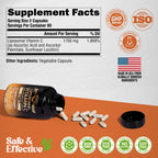 Liposomal Vitamin C 1700 mg - High Absorption Fat Soluble Complex - Antioxidant, Energy Boost & Immune Support - Vitamin C Supplement Made in USA - NON-GMO, SOY-Free & Gentle on Stomach - 180 Capsules