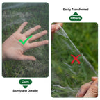 10 * 33FT Ultra Fine Garden Mesh Netting Pest Barrier, White Plant Covers for Outdoor Patio Greenhouse Crop Vegetables Fruit Flower Garden Protection, Row Covers Fabric Screen Insect Bug Bird Netting