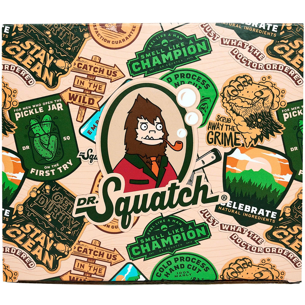 Dr. Squatch Men’s Soap & Deodorant Bundle - Birthday Gifts for Men - Bar Soap, Aluminum Free Deodorant Men - Gifts for Men (8 Piece Bundle)