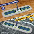 Enspoway 41" Large Commercial Dust Mop Push Broom for Janitor Dry Sweeping